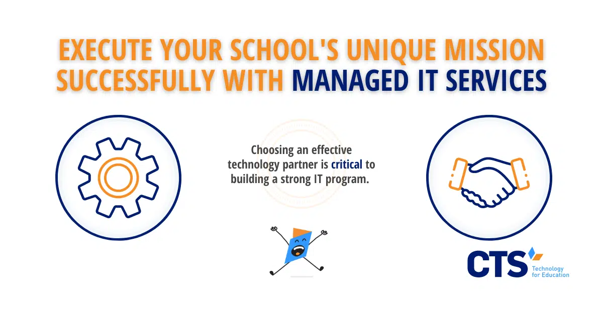 School technology infrastructure depends on an effective partnership between the school and a managed IT service provider.